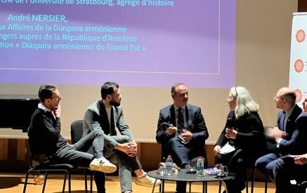 Zareh Sinanyan participated in a conference titled “The Armenian People: Yesterday and Today” at the Museum of Modern and Contemporary Art in Strasbourg